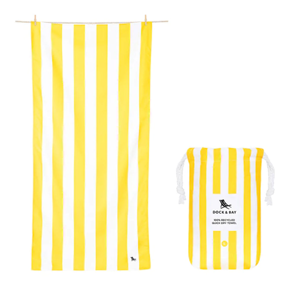 Beach Towel Cabana Collection Large Boracay Yellow Dock & Bay