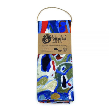 Tea Towel Bushtail Possum Dreaming SJN616 - Stephen Jupurrurla Nelson