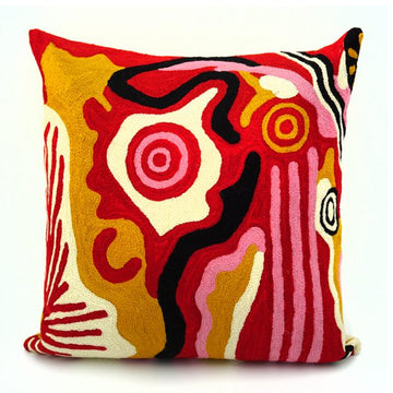 Cushion Cover 40x40cm Damien & Nyinkalya Marks DYM931 - Better World Arts