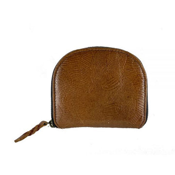 Embossed Coin Purse Sandhills Tan - Better World Arts