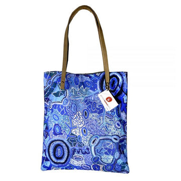 Tote Bag Pikilyi Jukurpa by Theo Hudson - Better World Arts