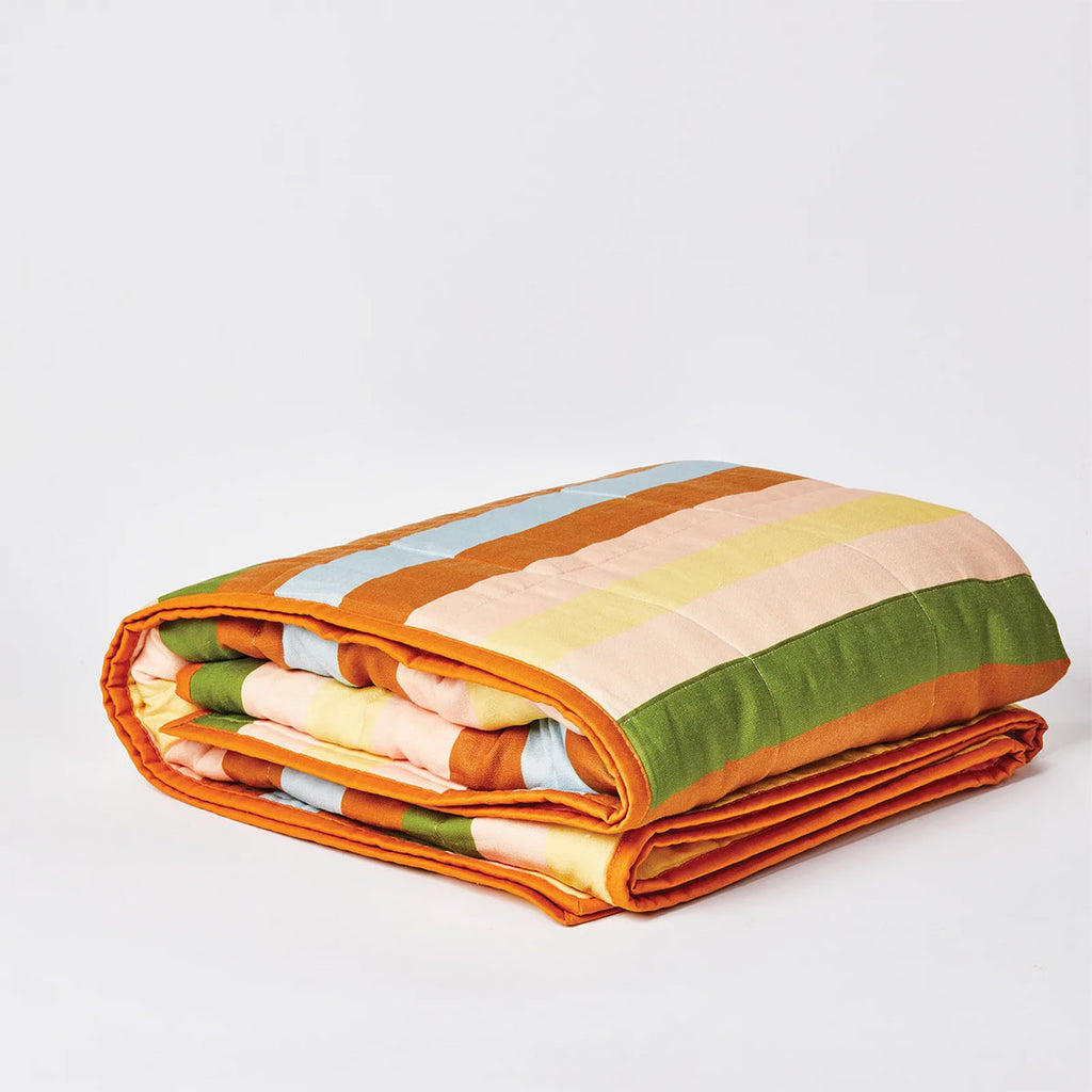 Throw Quilted Pastel Stripe Multi - Bonnie and Neil – National Museum ...