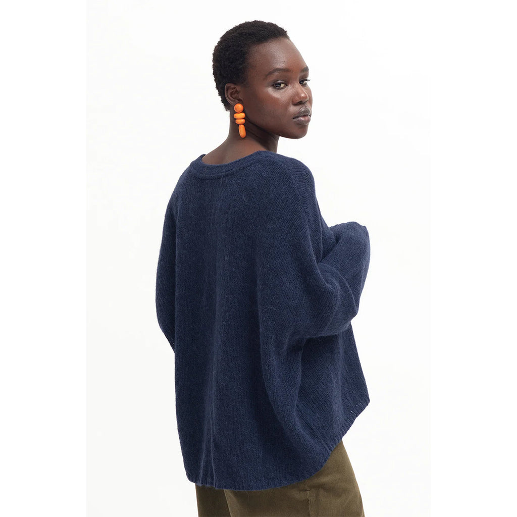 Agna Sweater Steel Blue XS/S - Elk – National Museum Australia