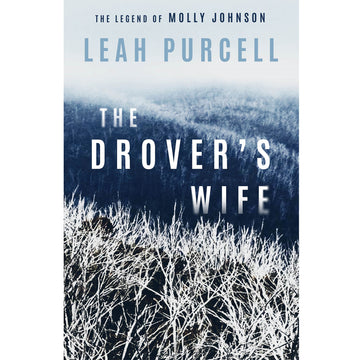 'The Drover's Wife' book cover featuring a close up of frosted grass.