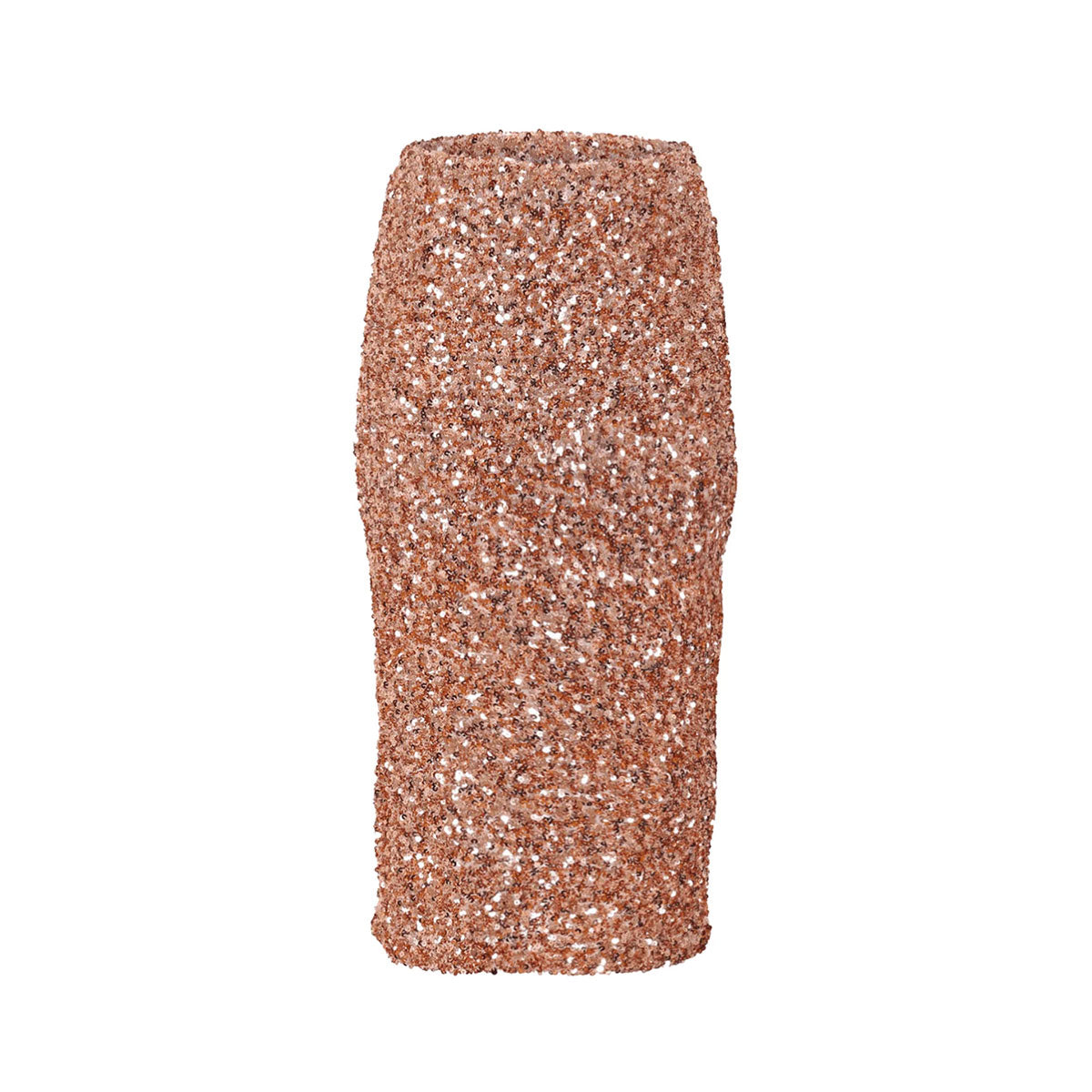 Sequin midi shop skirt rose gold