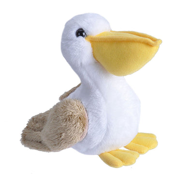 A pelican soft toy.