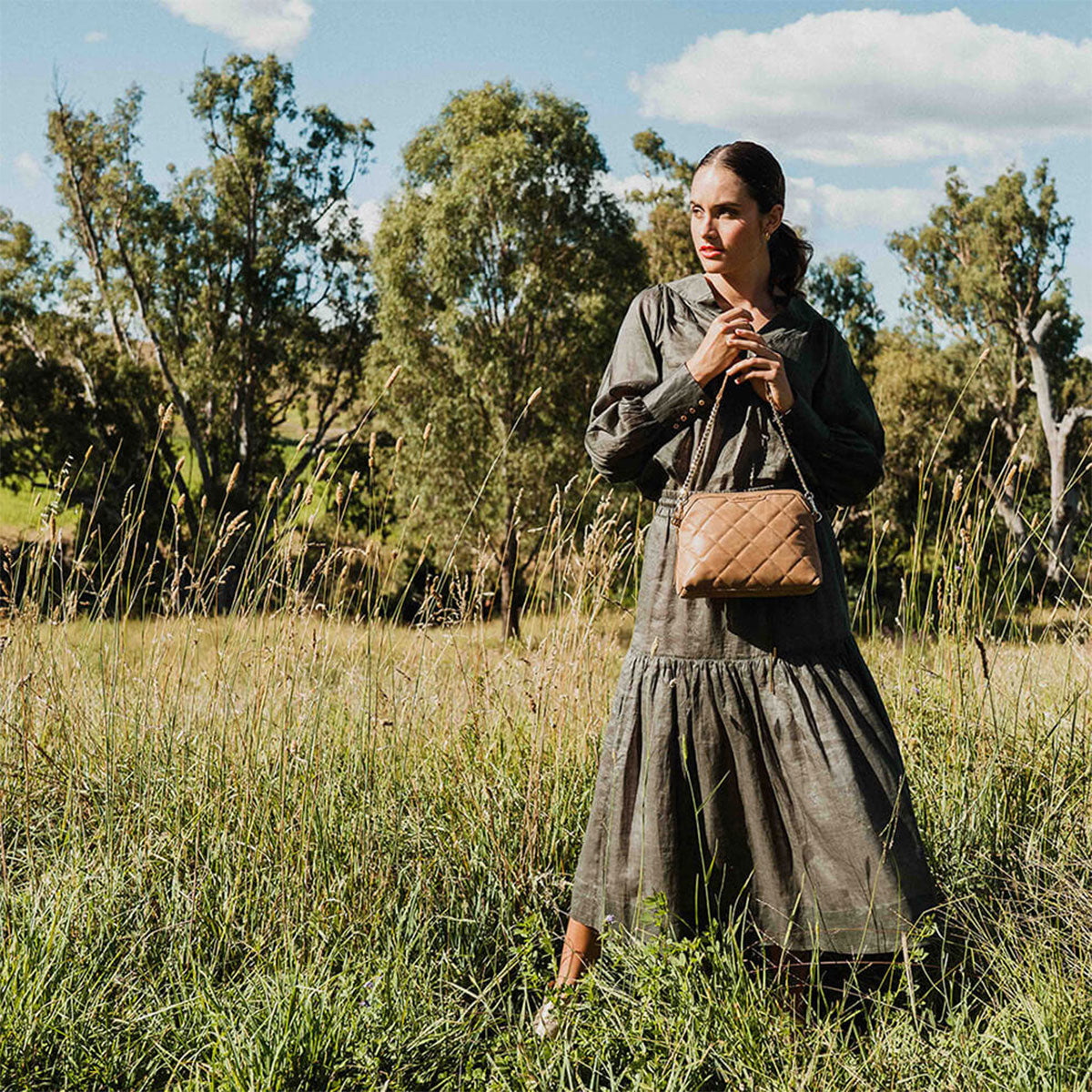 Bag Abigail Vintage Tan Arlington Milne National Museum Australia