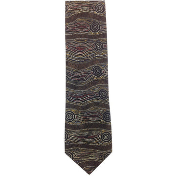 Tie Maureen Hudson Water Dreaming Brown -  Yijan