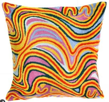 Cushion Cover 40x40cm Liddy Napanangka Walker LWA640 - Better World Arts