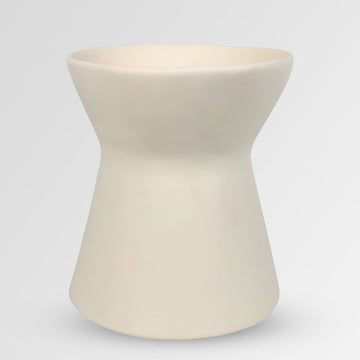 Vase Resin Bow Cream - Dinosaur Designs