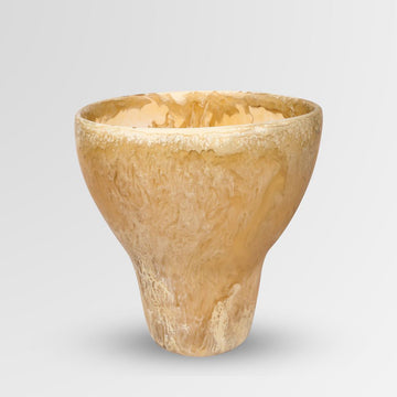 Vase Offering Large Caramel Swirl - Dinosaur Designs