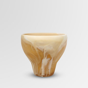 Vase Offering Small Caramel Swirl- Dinosaur Designs