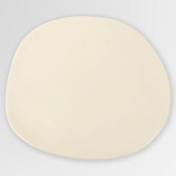 Platter Stone Large Cream - Dinosaur Design