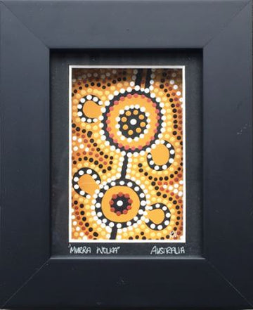 Framed Canvas Dot Art Small - Murra Wolka