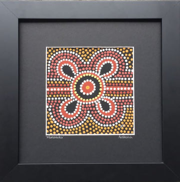 Framed Canvas Dot Art - Murra Wolka