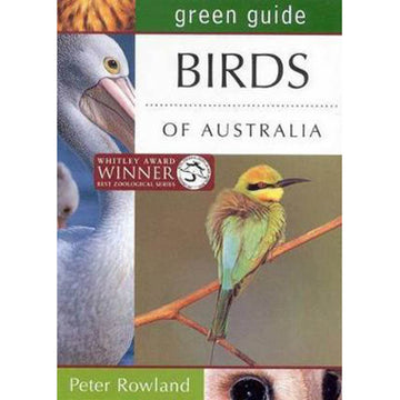 'Birds of Australia' book cover featuring photos of birds including close ups.