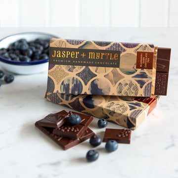 Chocolate Blueberry Dark Chocolate 70g - Jasper & Myrtle