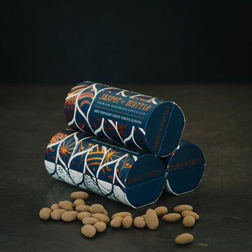 Chocolate Panning Dark Almonds 200g - Jasper & Myrtle