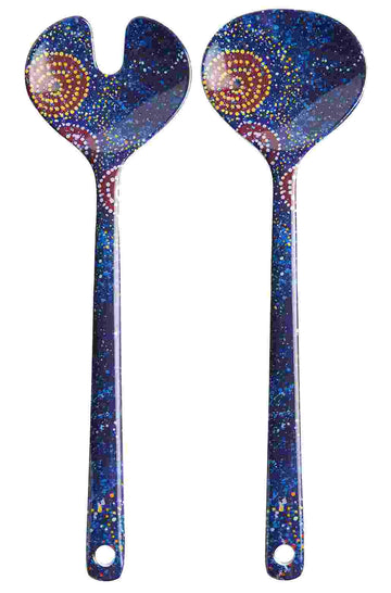 Salad Servers Melamine Alma Granite - Warlukurlangu