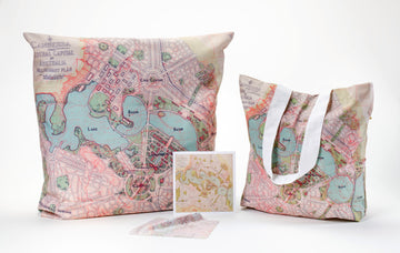 Cushion Cover Canberra Map - National Museum of Australia