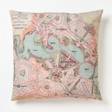 Cushion Cover Canberra Map - National Museum of Australia