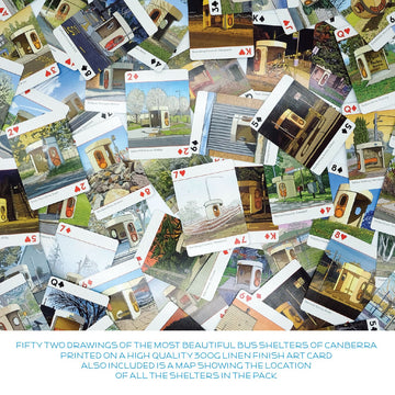 Playing Cards Bus Shelter - Trevor Dickinson