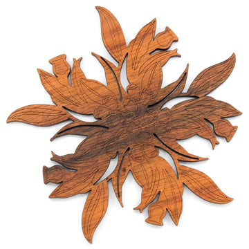 Trivet Gum Large Wooden - Buttonworks