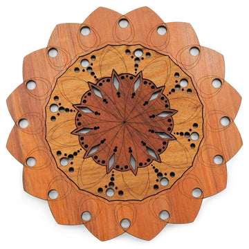 Trivet Mandala Wooden - Buttonworks