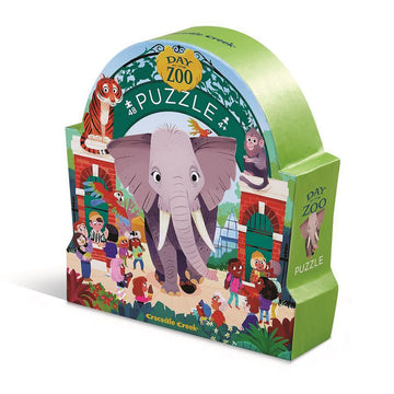 Puzzle Day at the Zoo 48pc - Crocodile Creek